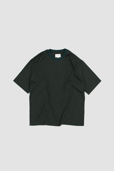 Knitted Rib T-shirt Green