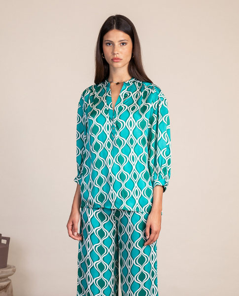 Idean Amalfi Vert Blouse