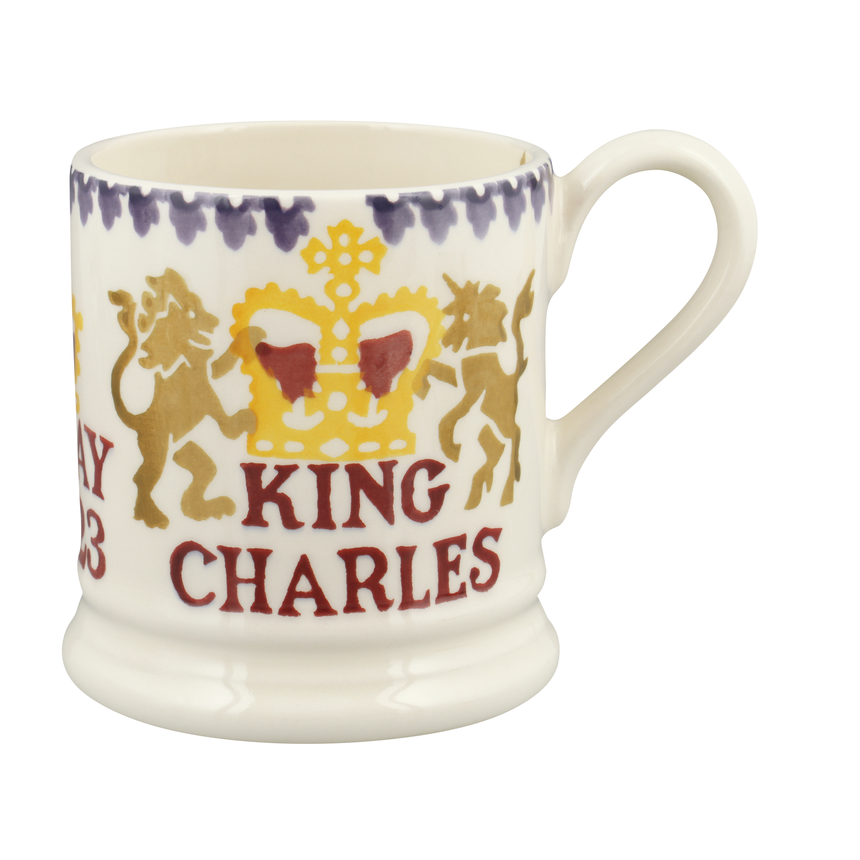 Emma Bridgewater King Charles III Coronation 1/2 Pint Mug