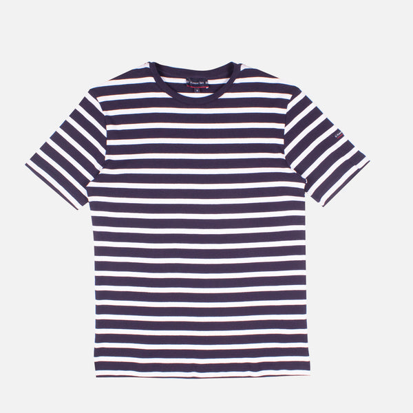 Armor Lux T-shirt - Navy Blue/white
