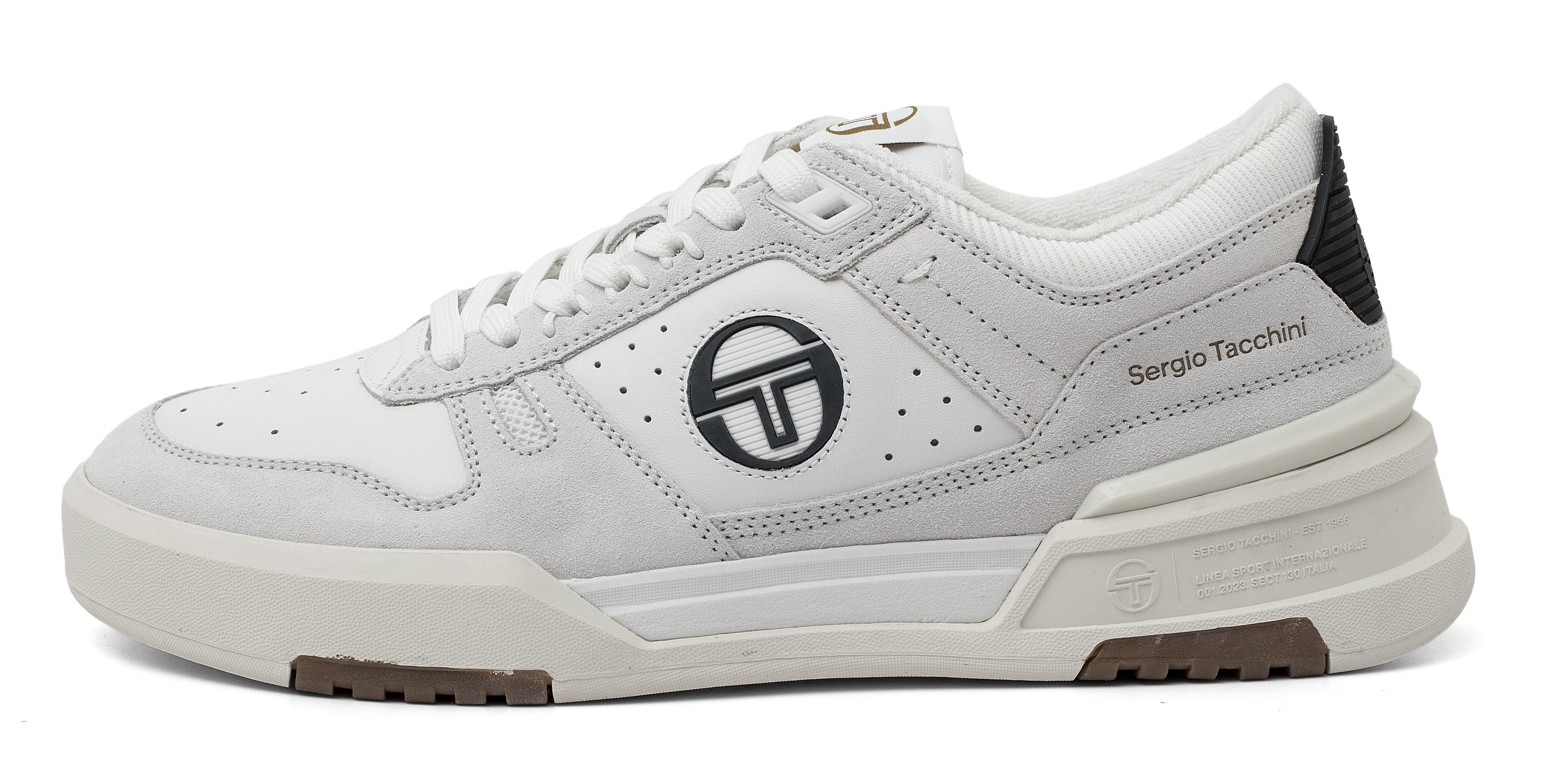 Sergio Tacchini Bb Court Lo Sneaker White Tofu & Oyster Grey