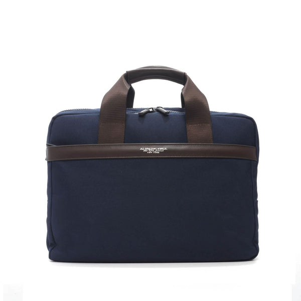 Borsa Spalding Zip Briefcase Navy Blue Smart Coll Art. 309033u703