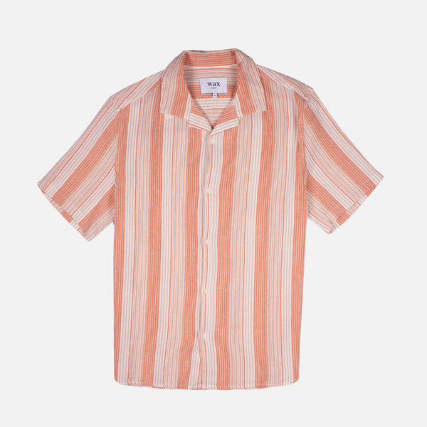 Didcot Shirt - Orange Crinkle