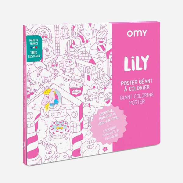 Lily Colouring Poster