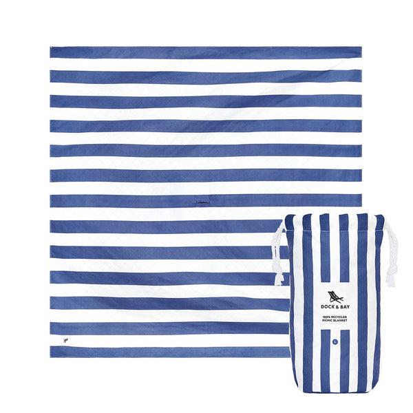 Picnic Blankets Cabana Navy L