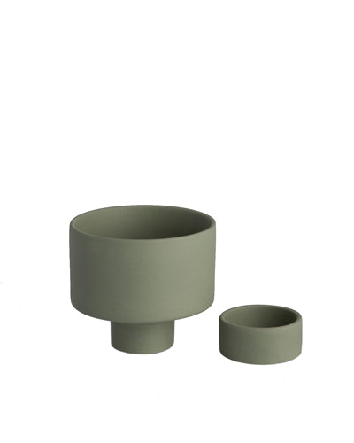 Storefactory Green Liaved Candlestick Holder