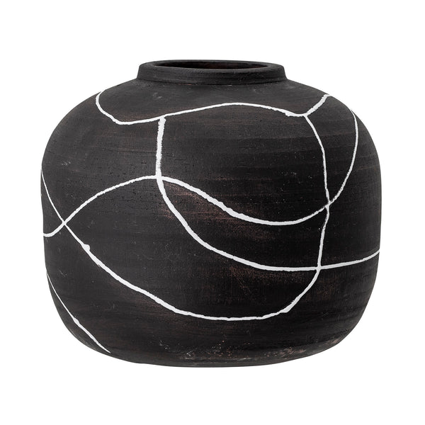 Black Deco Vase