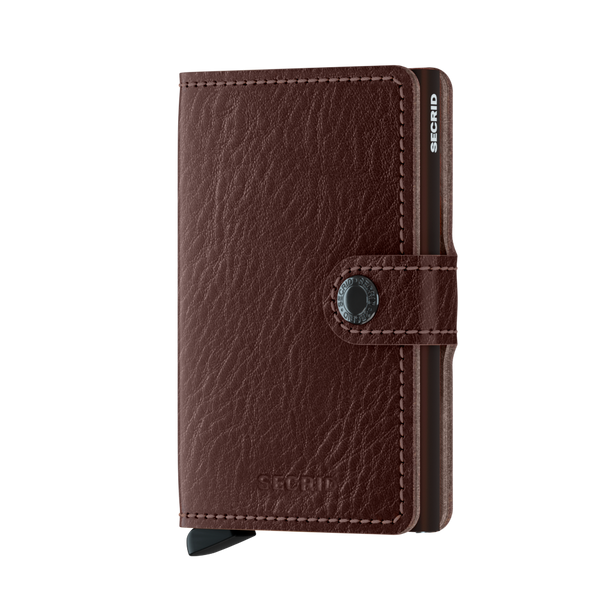 Vegetable Tanned Espresso Brown Miniwallet