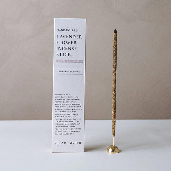 Hand Rolled Lavender Incense Sticks