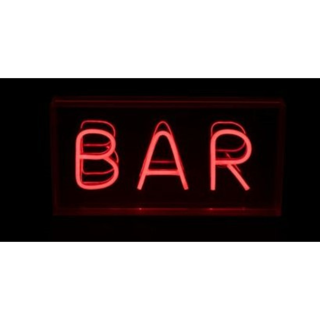 Amber Bright Creations Bar Neon Acrylic Light Box
