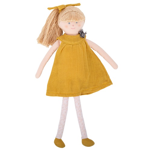 Trousselier 30cm Curry Linen Dress Doll