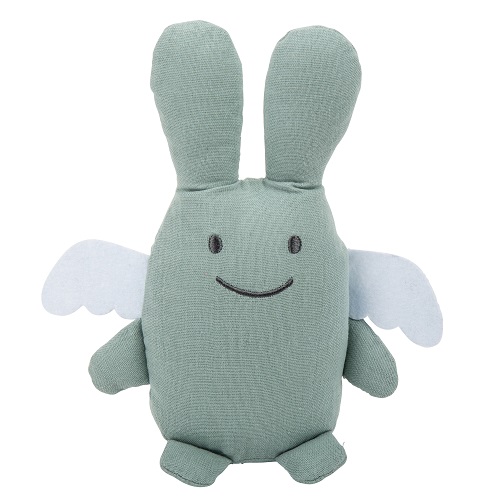trousselier-angel-bunny-comforter-20cm-celadon-green-organic-cotton