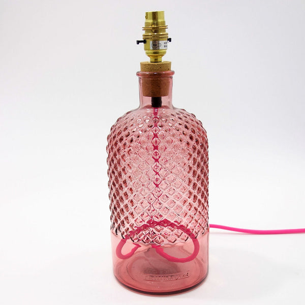 Jarapa Diamond Glass Bottle Lamps