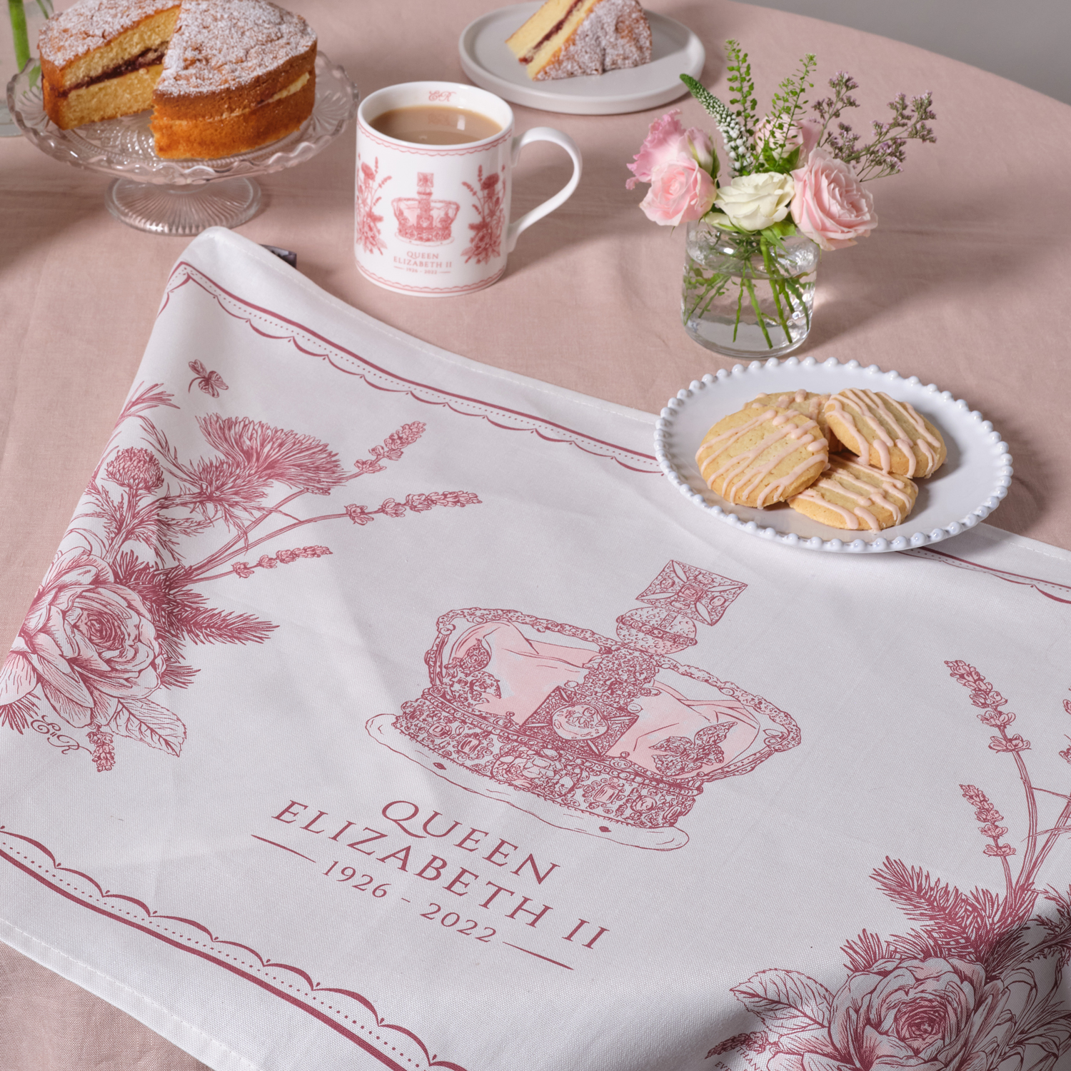 Queen Elizabeth II Tea Towel