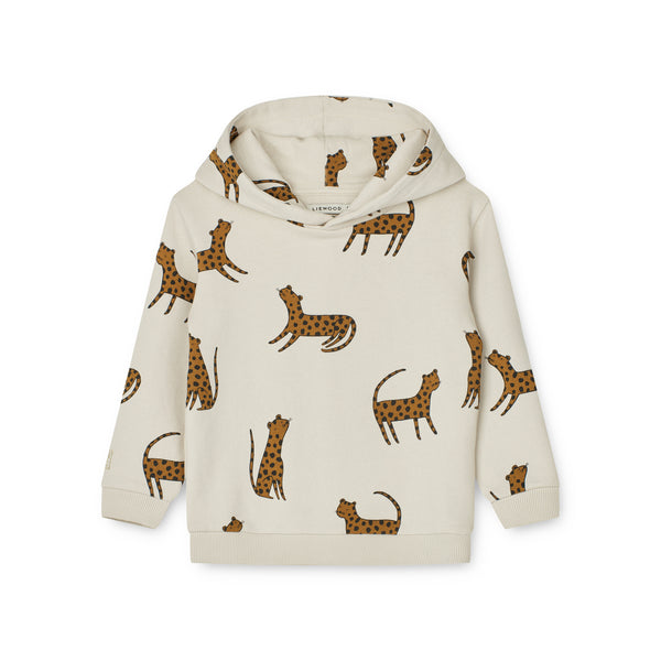 Leopard / Sandy Hildur Printed Hoodie