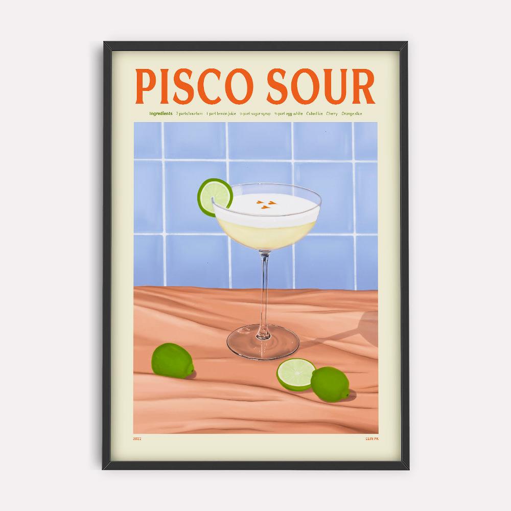 Art Print Elin PK: Pisco Sour 30x40cm