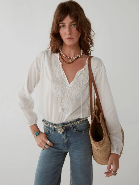 White Yoko Blouse