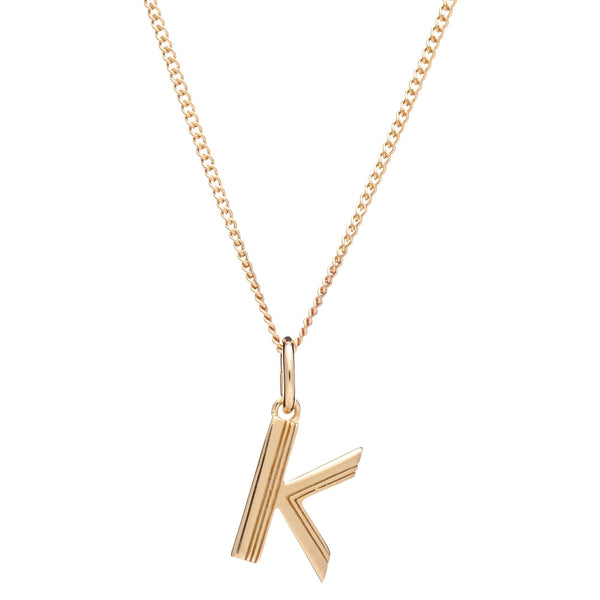 Rachel Jackson Jewellery K Initial Pendant Necklace 