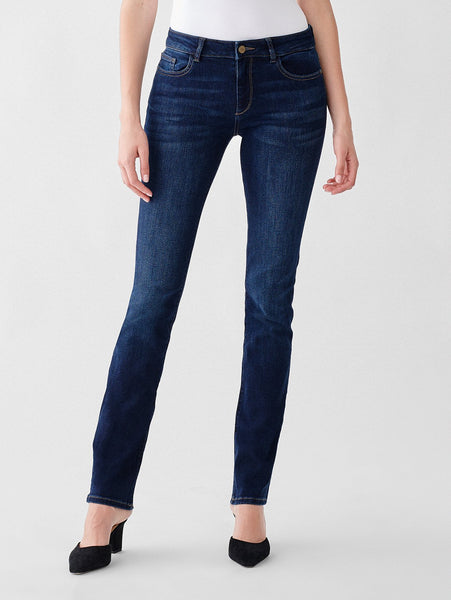 DL1961 Coco Solo Straight Mid Rise Jeans