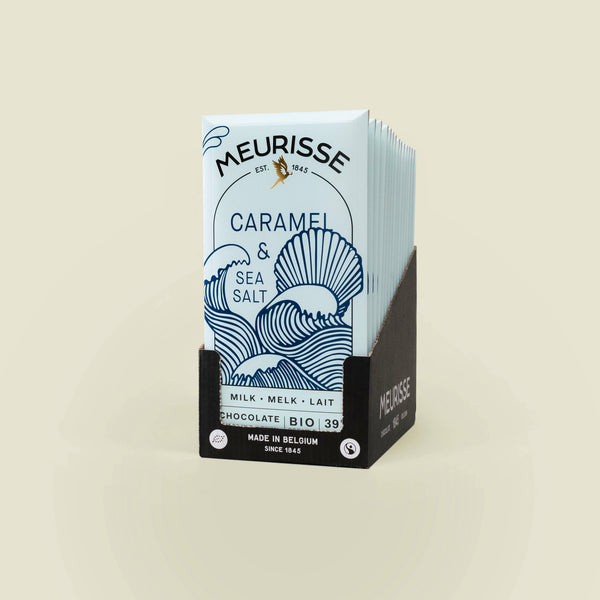 Organic Milk Chocolate With Caramel & Seasalt (100g)