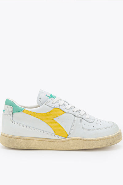 Mi Basket Low Used White/yellow Croms Trainers