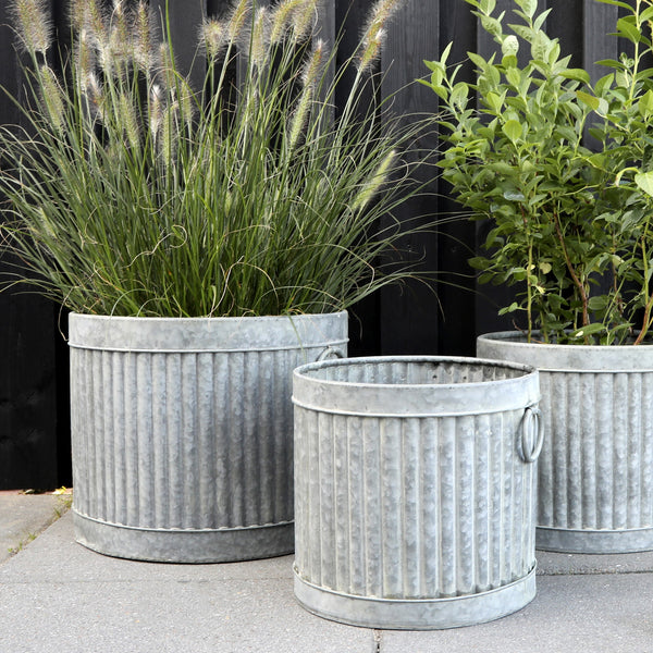 Ribbed Planter Large