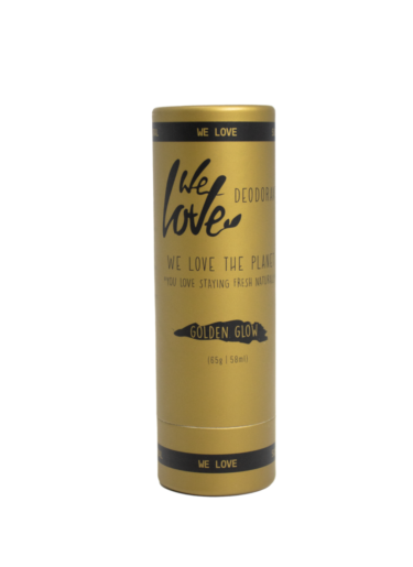We Love The Planet 100% Natural Deodorant Stick – Golden Glow