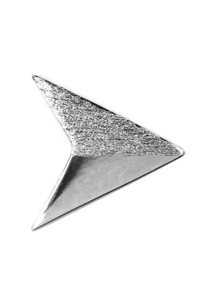 Silver Paper Plane Earring