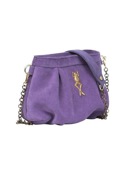 Tye Suede Frog Bag - Lilac