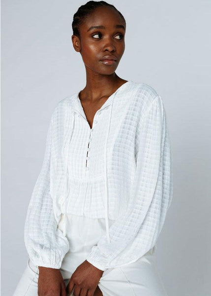 Merrie Top - Ivory Check