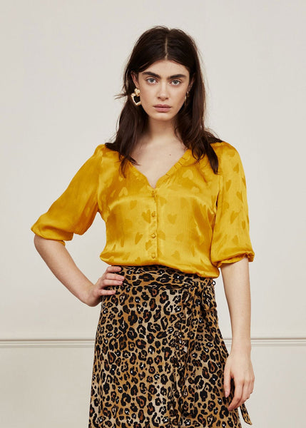 Bay Tess Blouse - Saffron