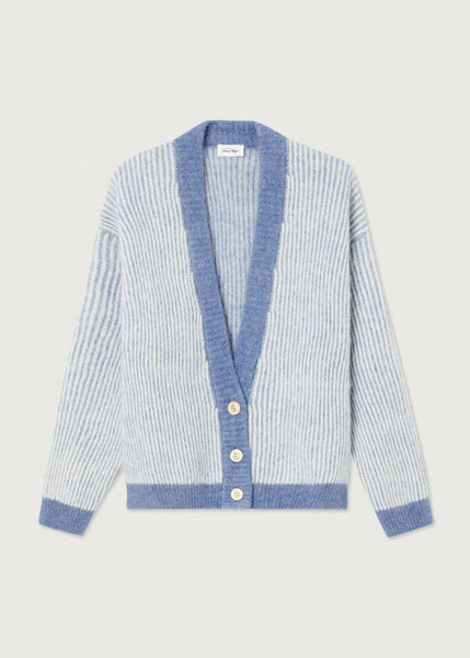 Vitow Cardigan - Blue Stripe