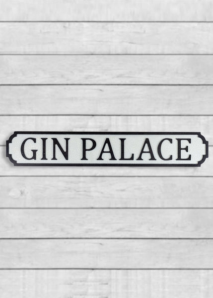 Gin Palace Road Sign