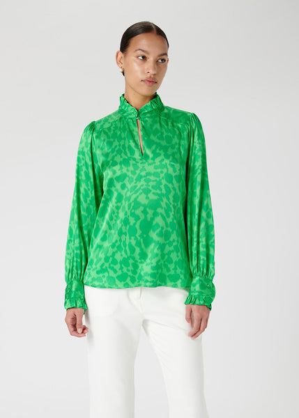 Merle Blouse - Animal Parakeet