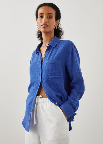 Ellis Shirt - Cobalt