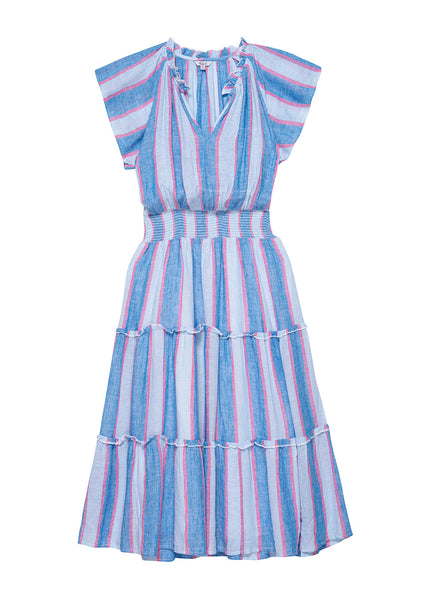 Amelia Dress - Kona Stripe