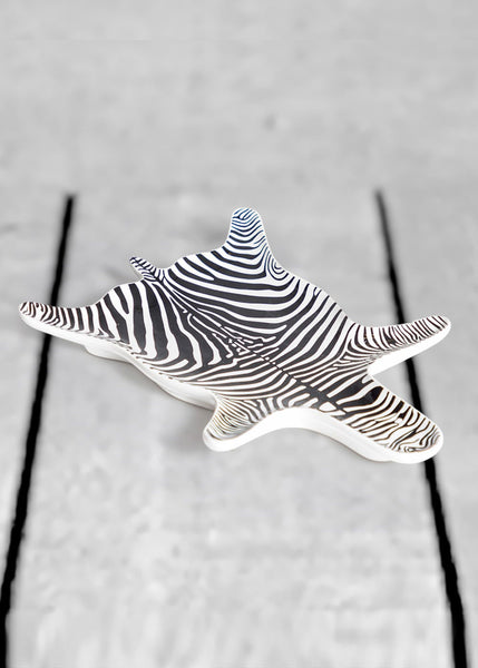 Zebra Trinket Plate