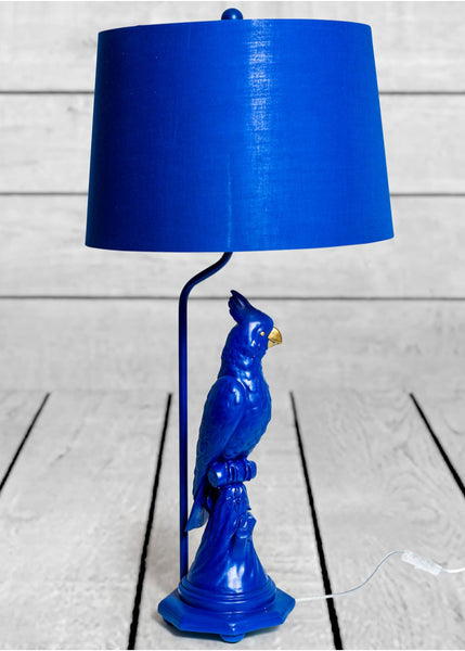 Parrot Table Lamp - Blue