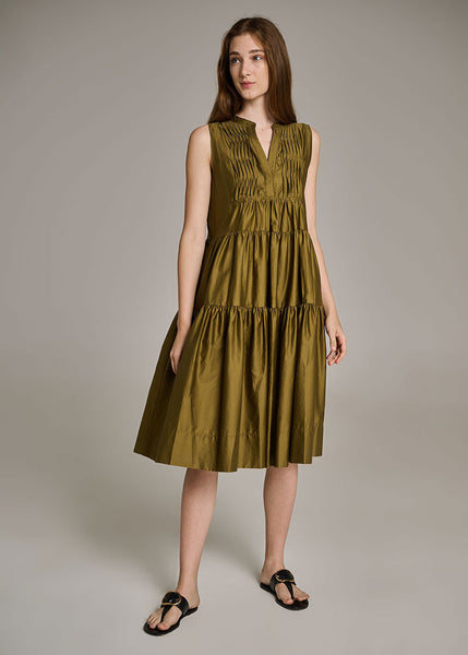 Makrys Galios Dress - Khaki