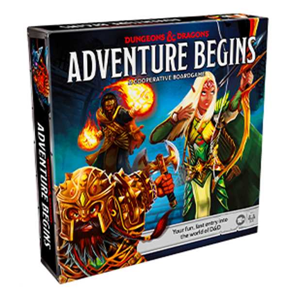 (dented Packaging) Dungeons & Dragons - Adventure Begins Board Game