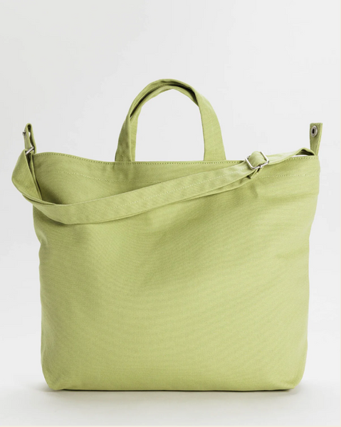 Horizontal Zip Duck Bag Pistachio