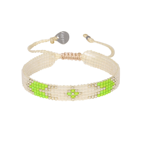 Peeky Xs Bracelet Lime/ivory