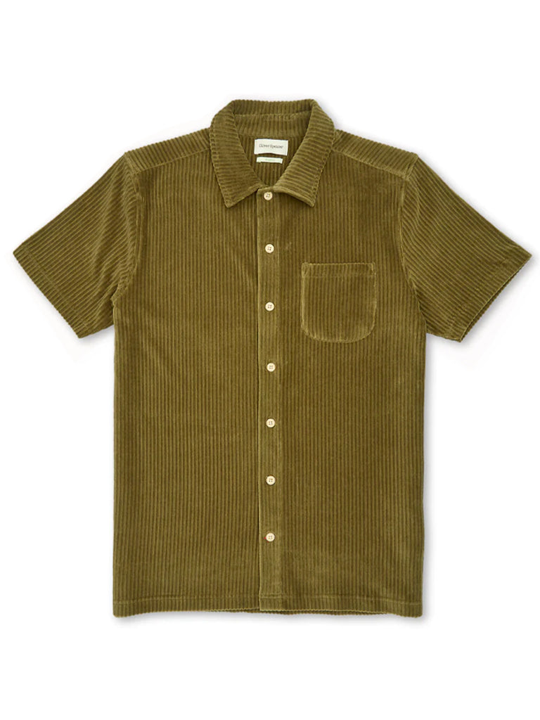 Riviera Short Sleeve Jersey Shirt In Lulworth Sage Green