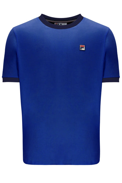 Marconi Ringer T-shirt - Bright Blue/ Navy