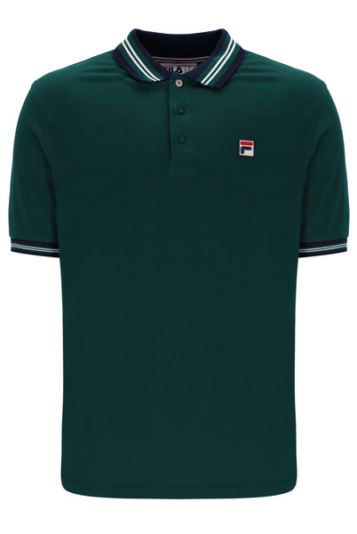 Faraz Tipped Polo-shirt - Botanical Green