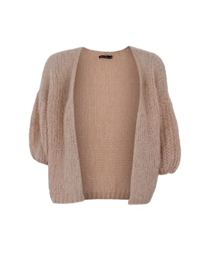 Casey Knitted Cardigan - Latte