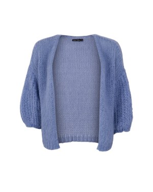 Casey Knitted Cardigan - Soft Blue