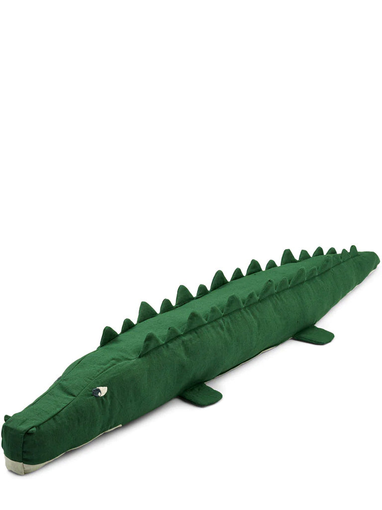 Halfdan Crocodile Teddy In Garden Green