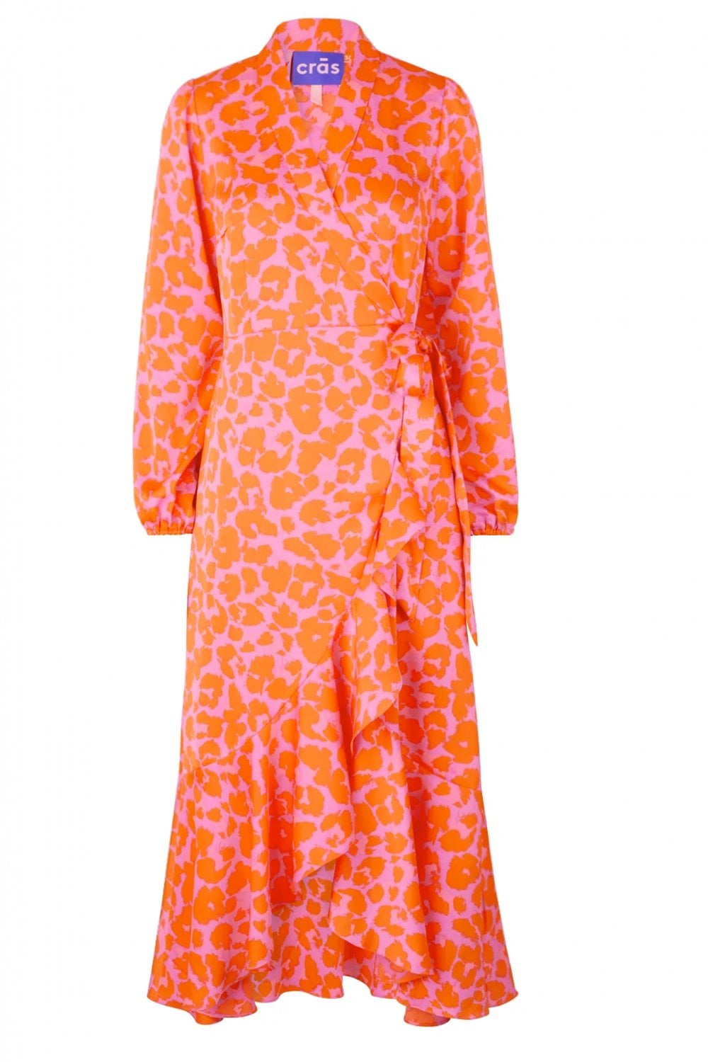 Trouva: Lara Dress In Leo Orange