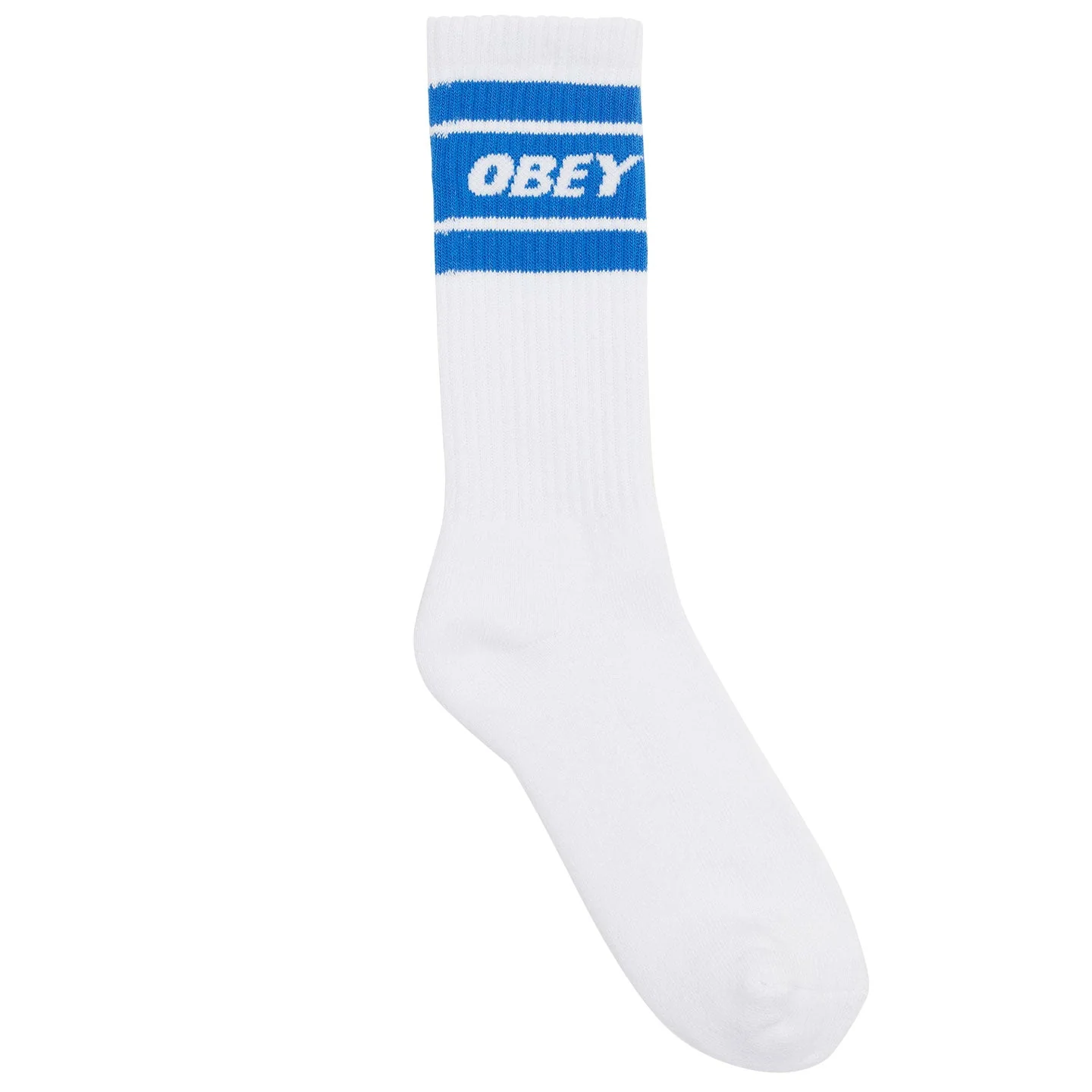 Cooper Socks - White / Princess Blue